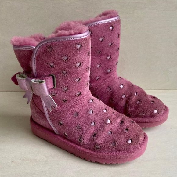 ๐3x HP! ๐ UGG Joleigh Glitter Little Girl Boots - Picture 3 of 15